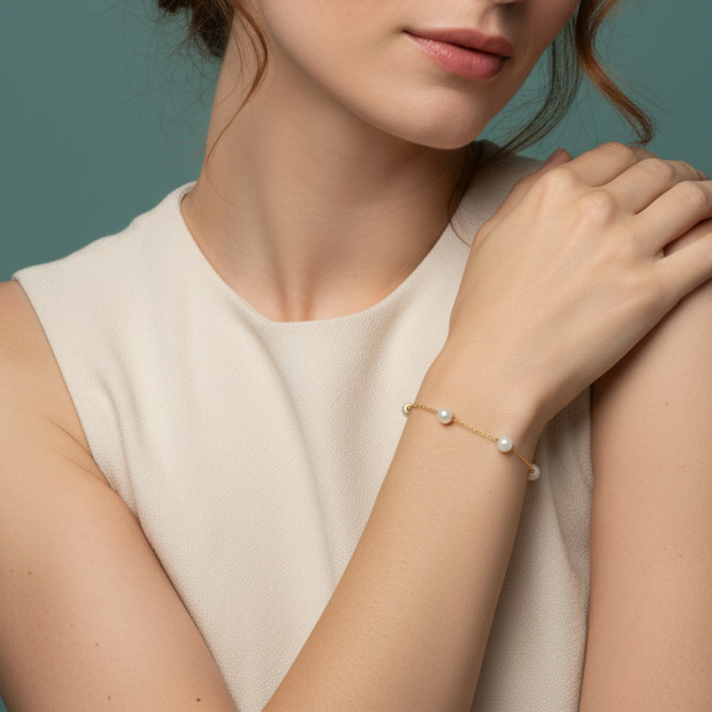 Gentle Pearl Cuff