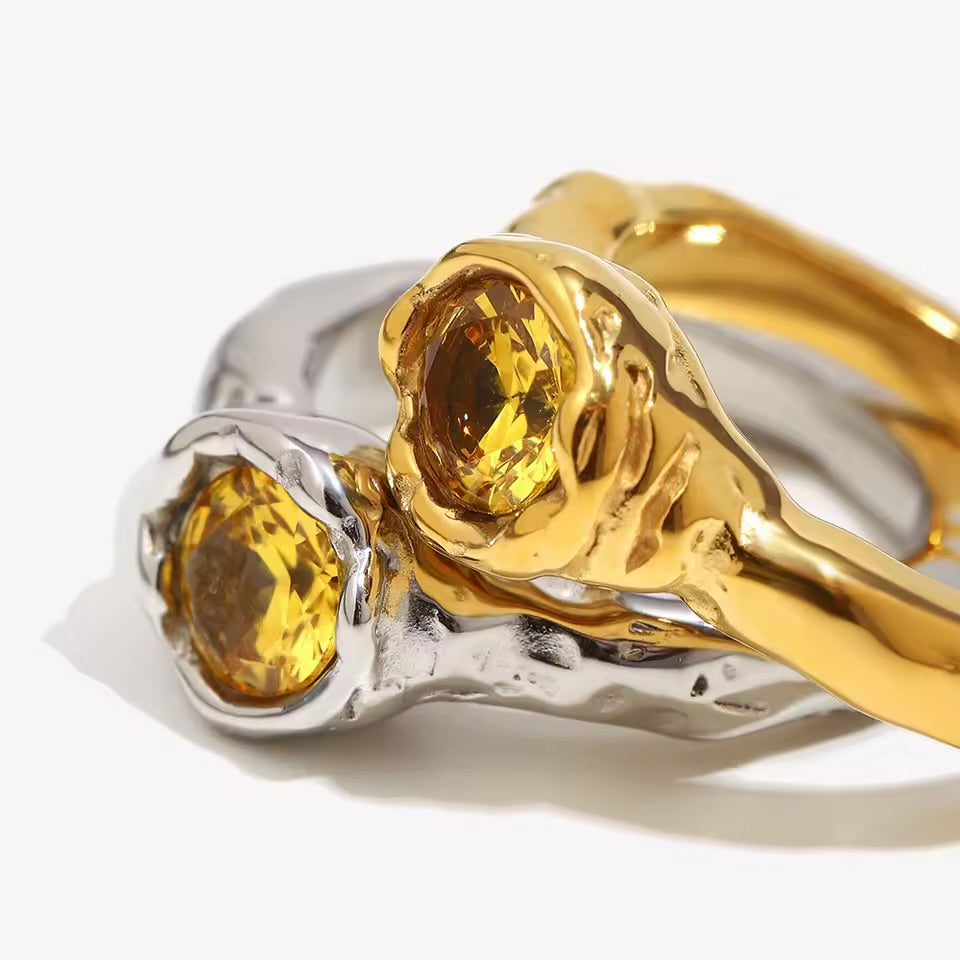 Champagne Gold Ring
