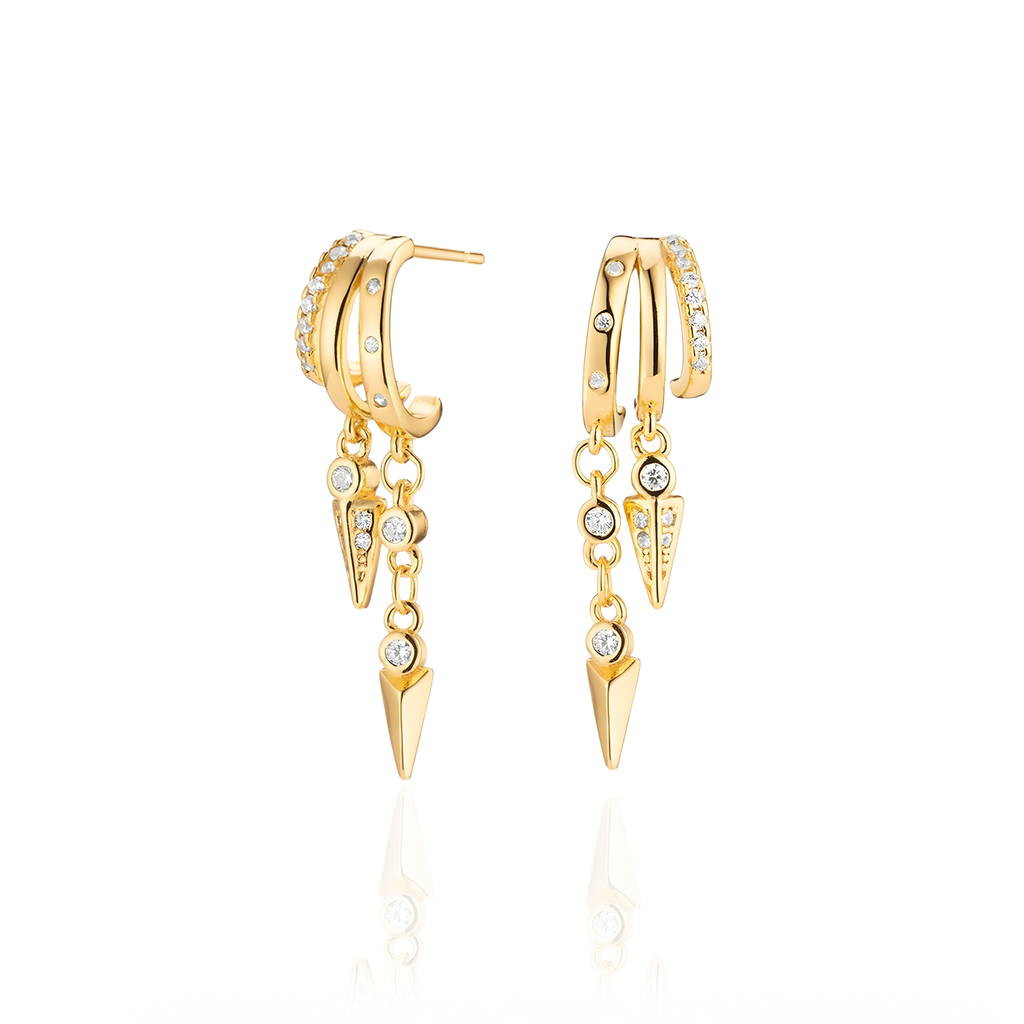 Diamond Drops Earrings