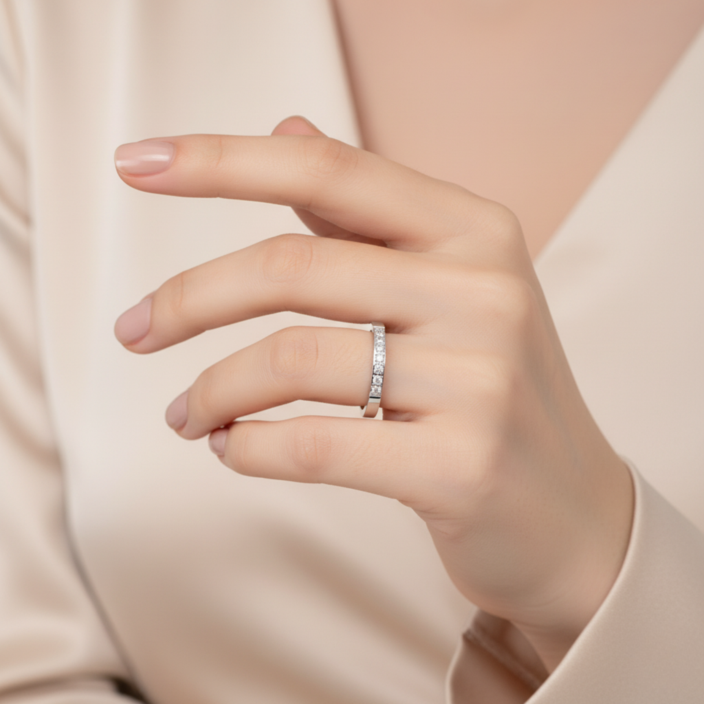 Bright Solitaire Ring