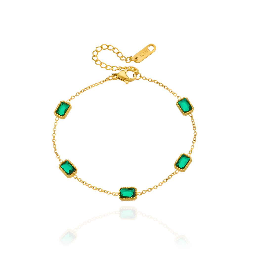 Emerald Beam Bracelet