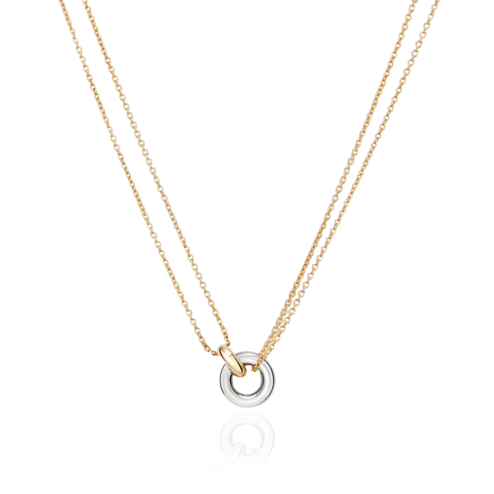 Silver Halo Necklace