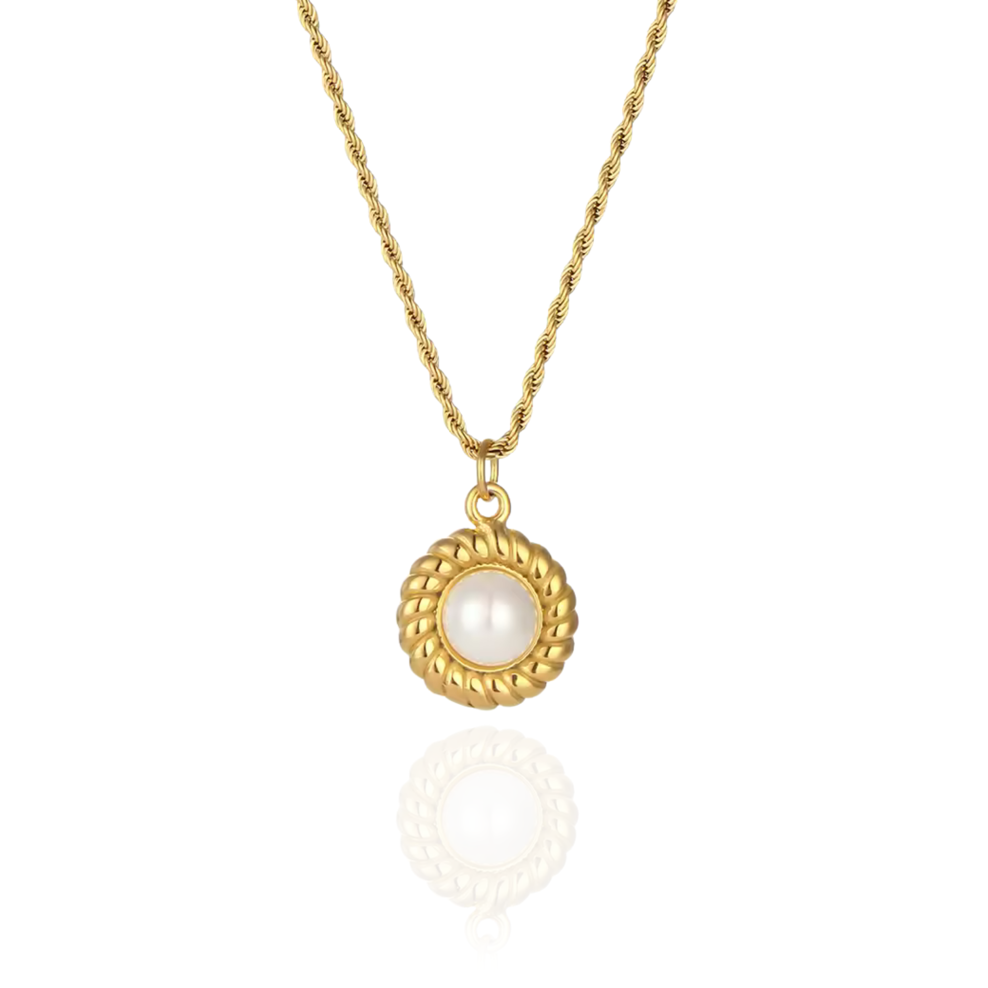 Sunflower Pearl Necklace