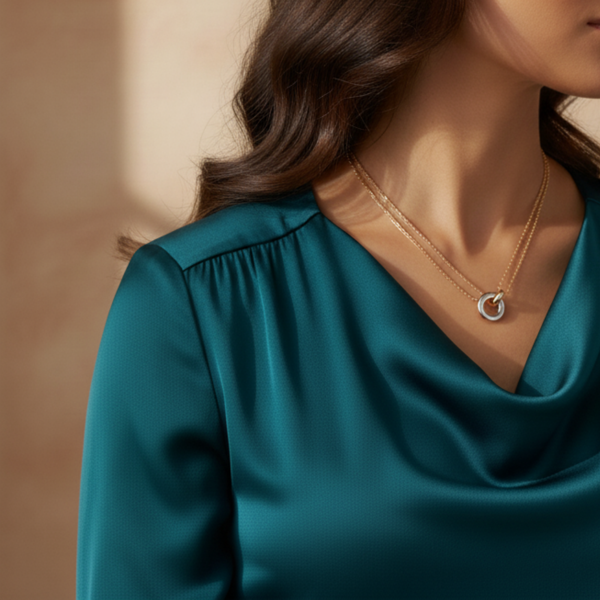 Silver Halo Necklace