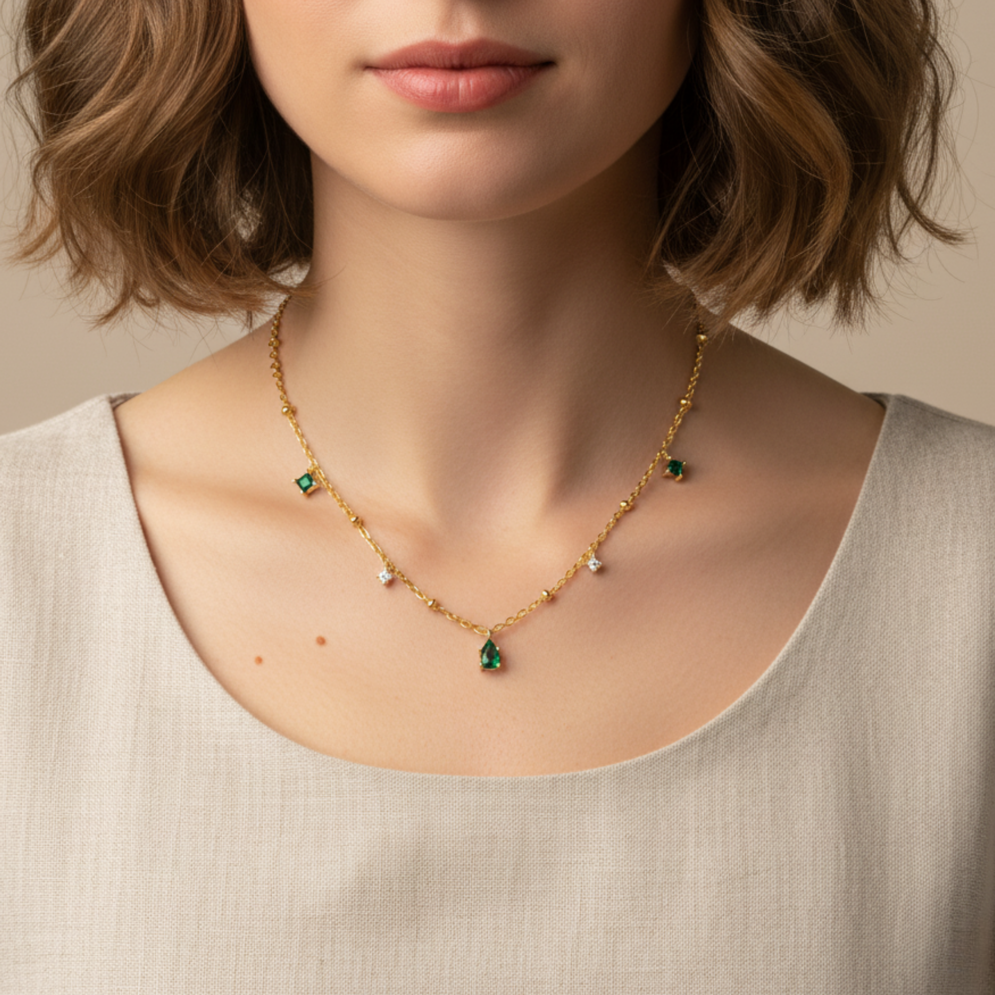 Double Tone Necklace
