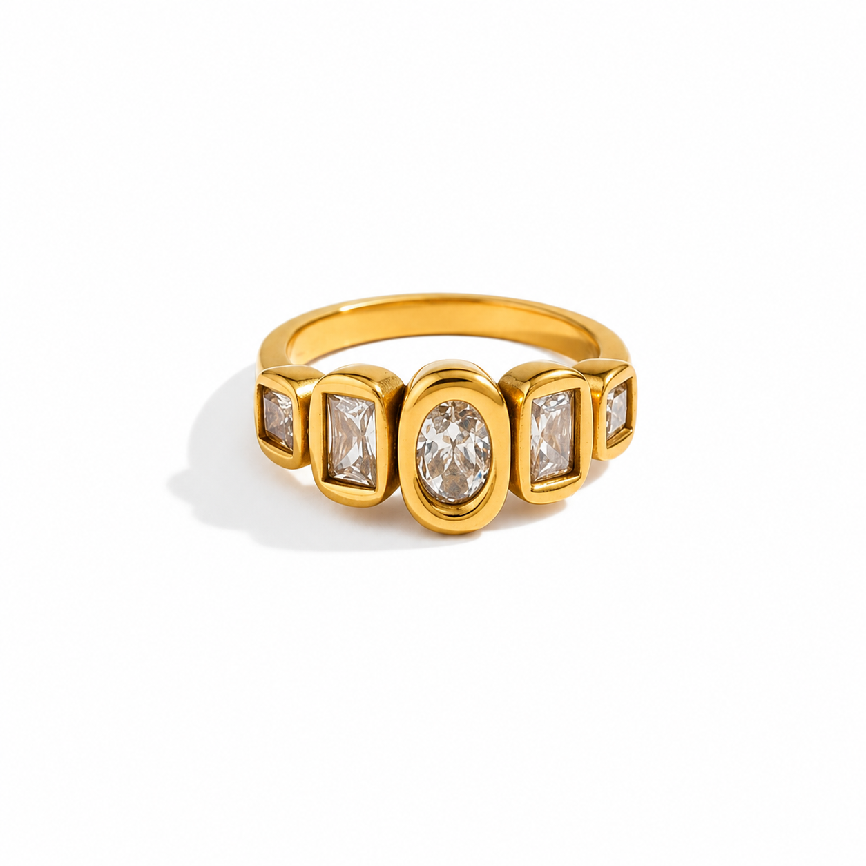 Luminous Gold Ring
