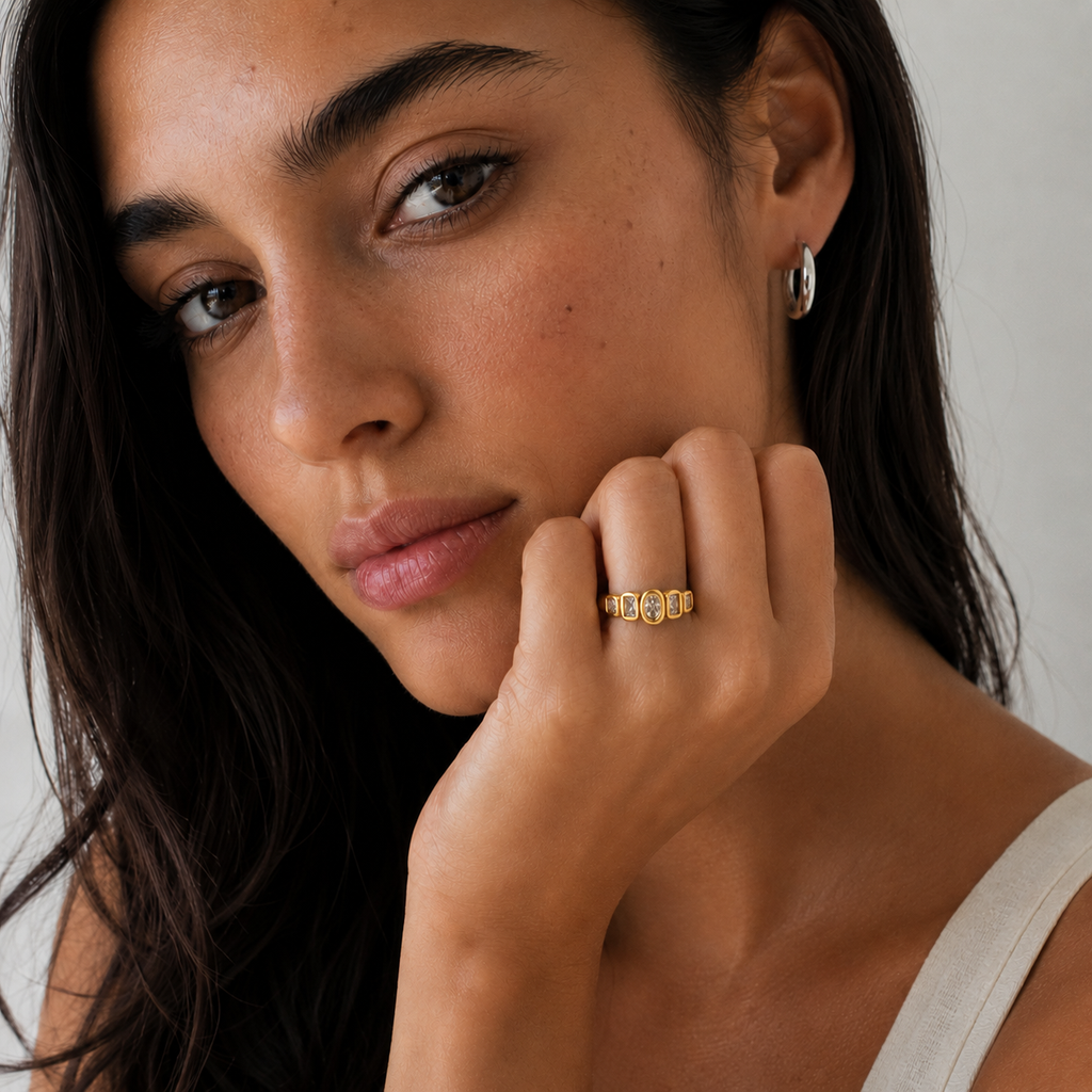 Luminous Gold Ring