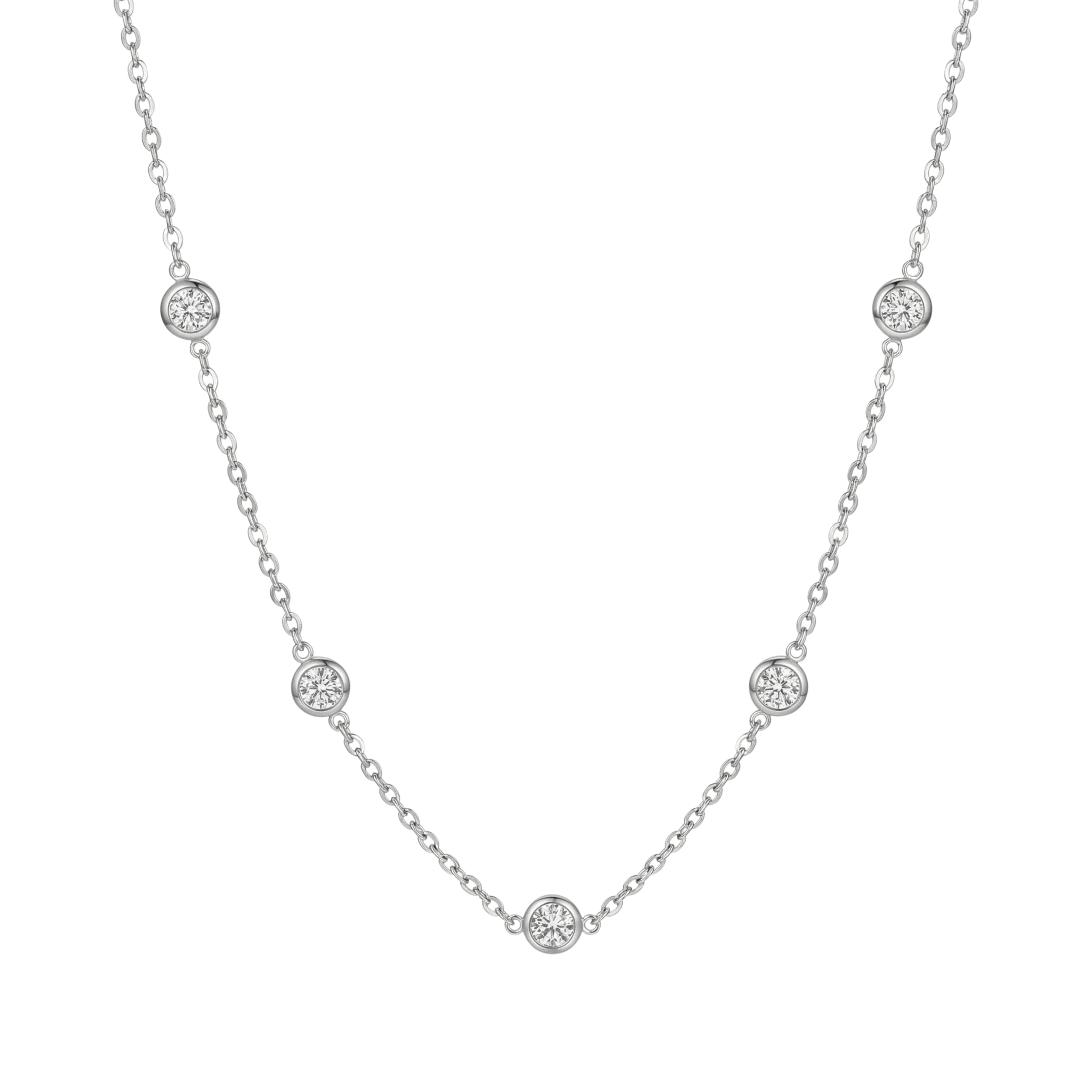 Starry Necklace Silver