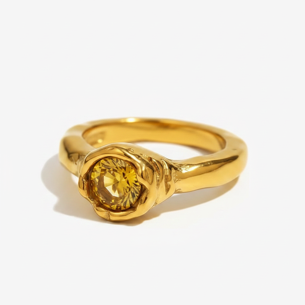 Champagne Gold Ring