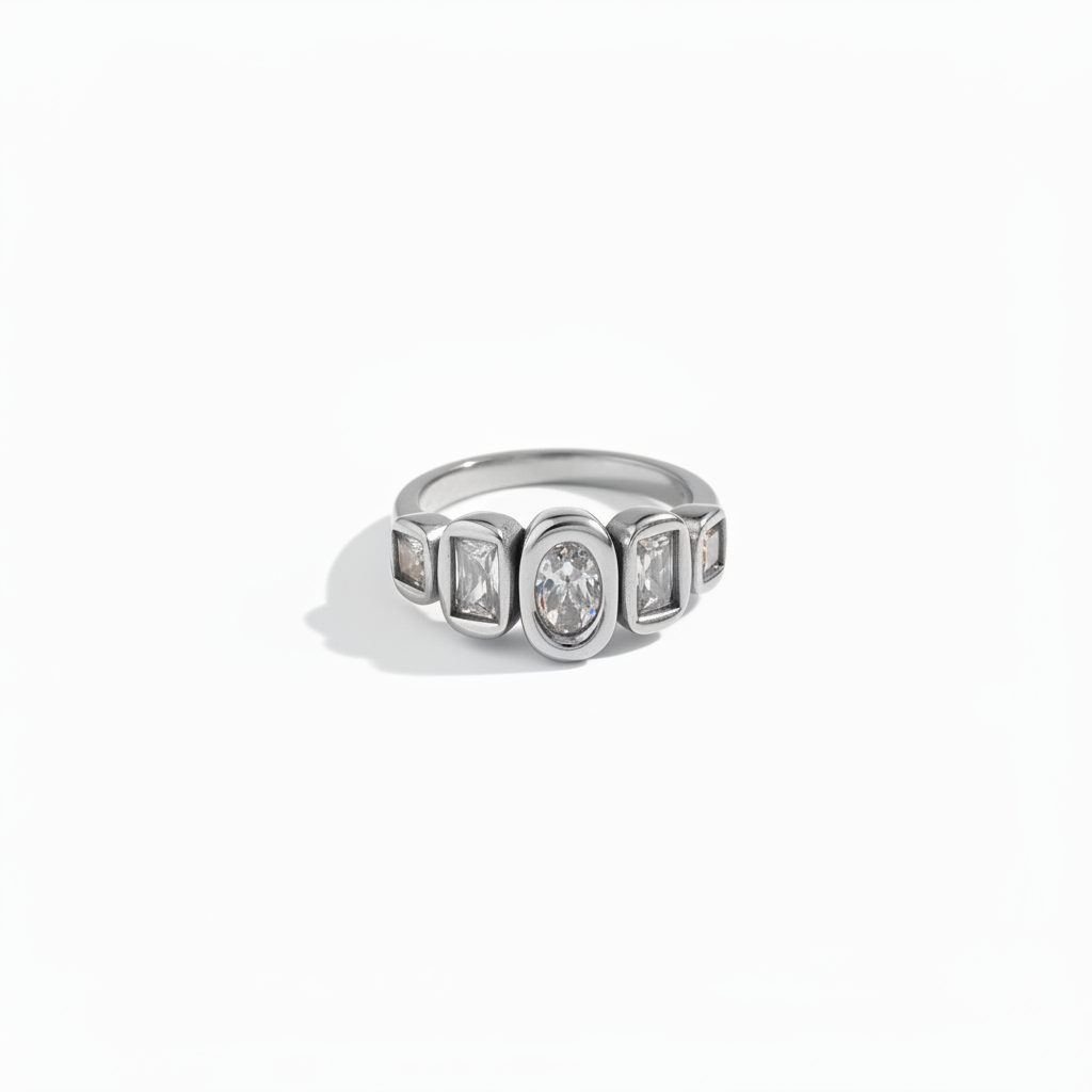 Luminous Silver Ring