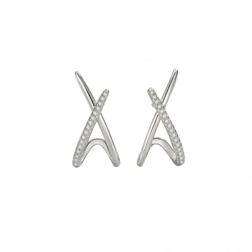 Sharp Earrings Silver