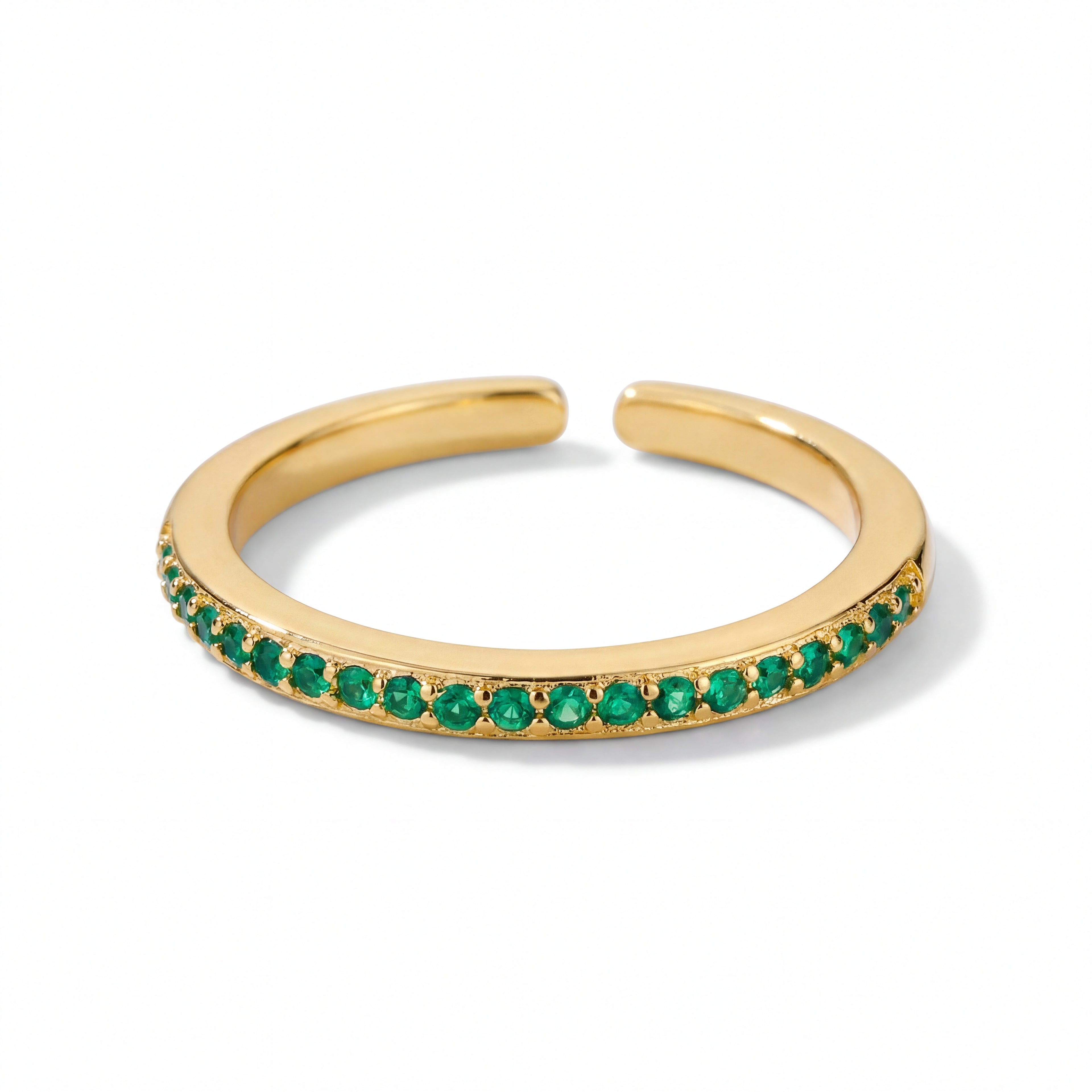 Circle Ring Emerald