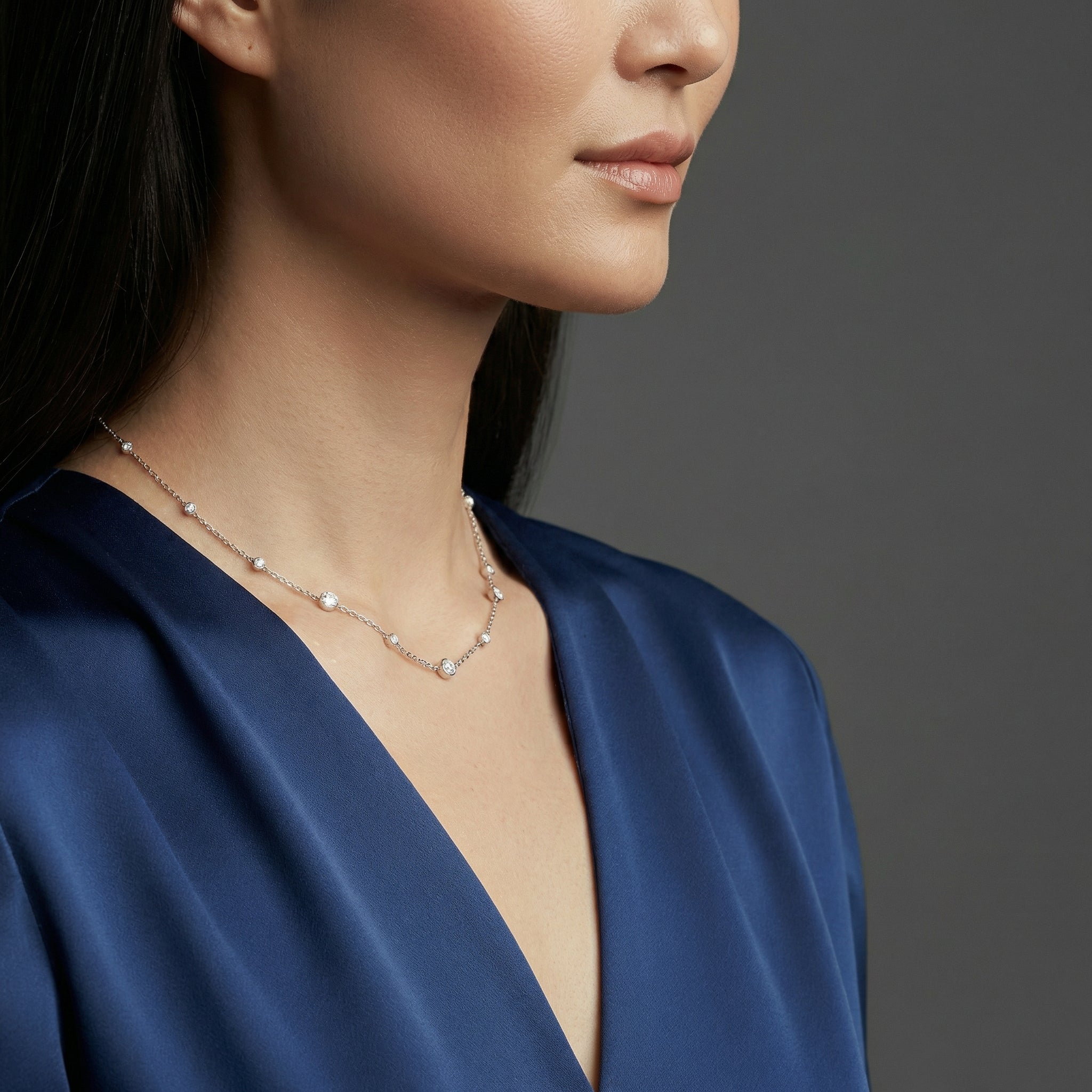 Starry Necklace Silver