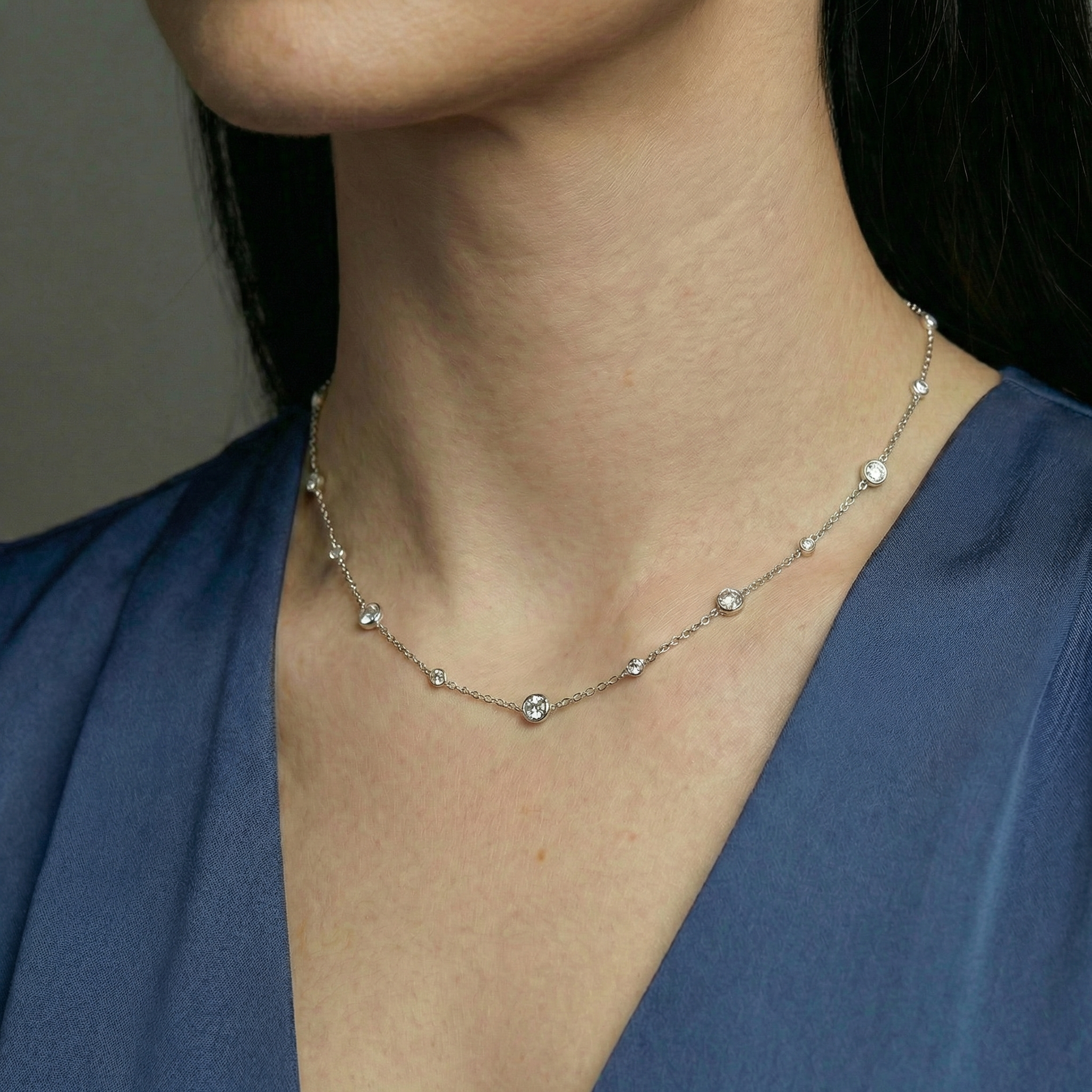 Starry Necklace Silver