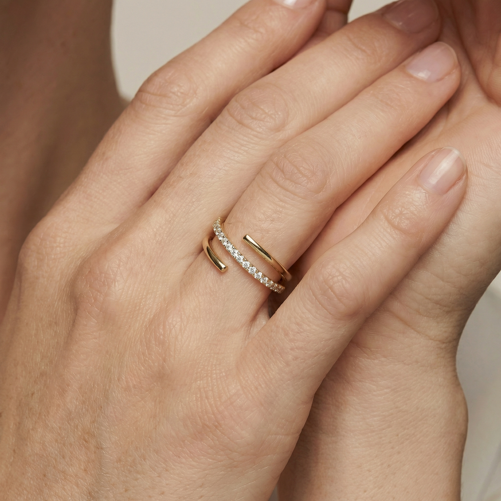 Golden Whisper Ring