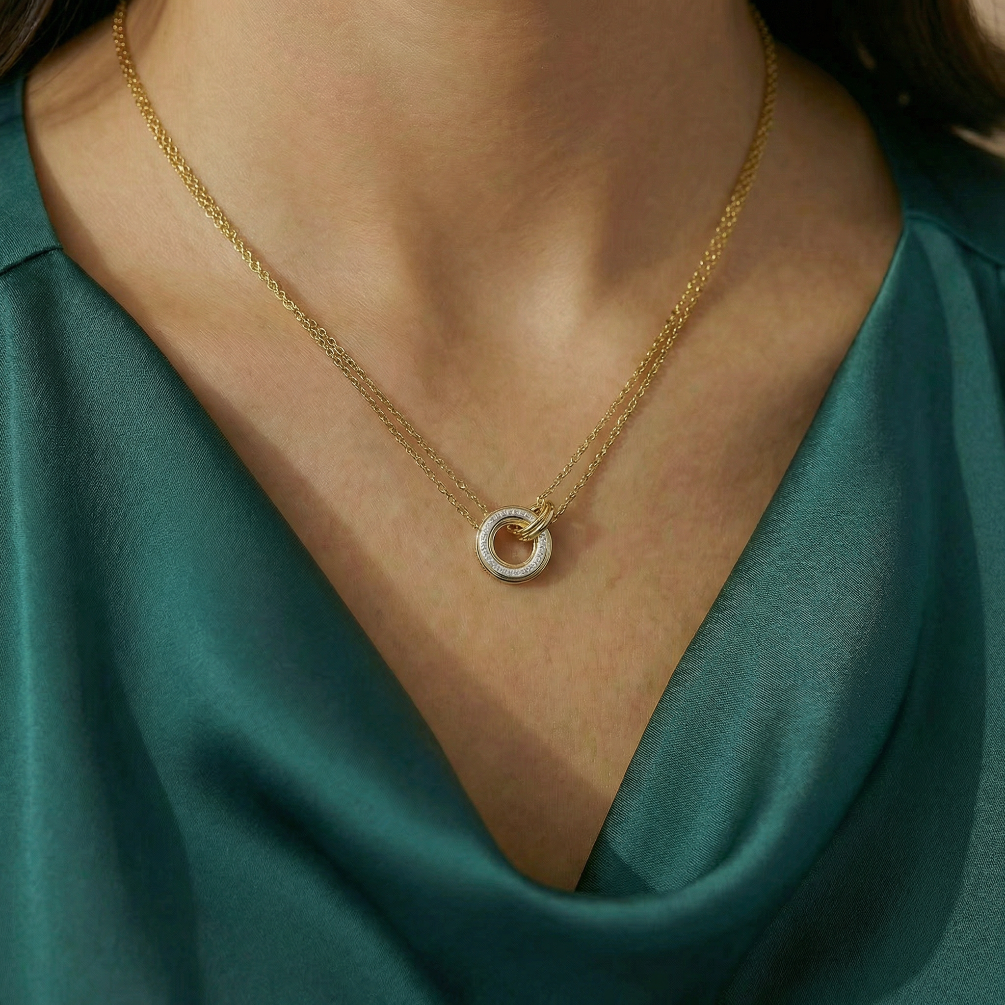 Silver Halo Necklace