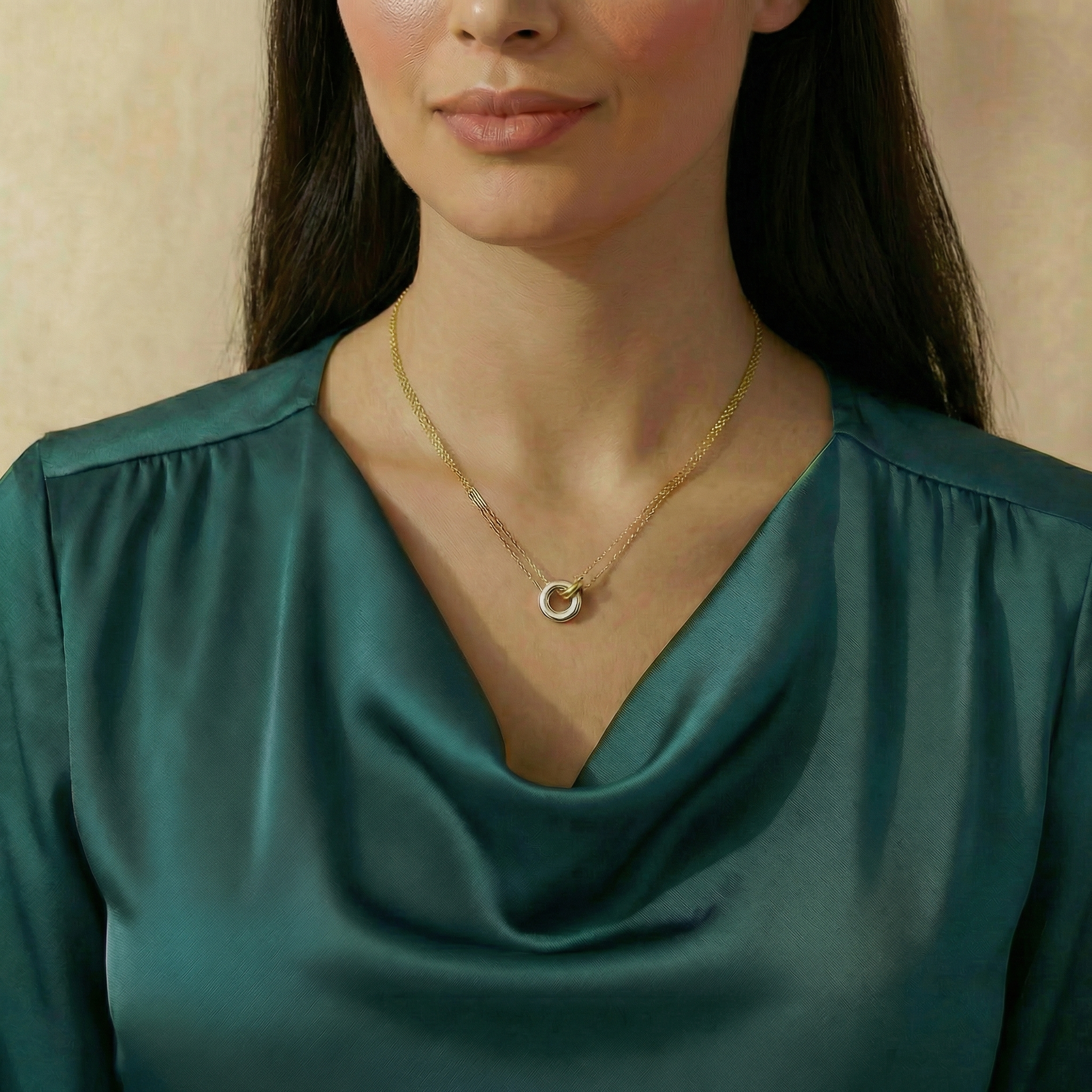 Silver Halo Necklace